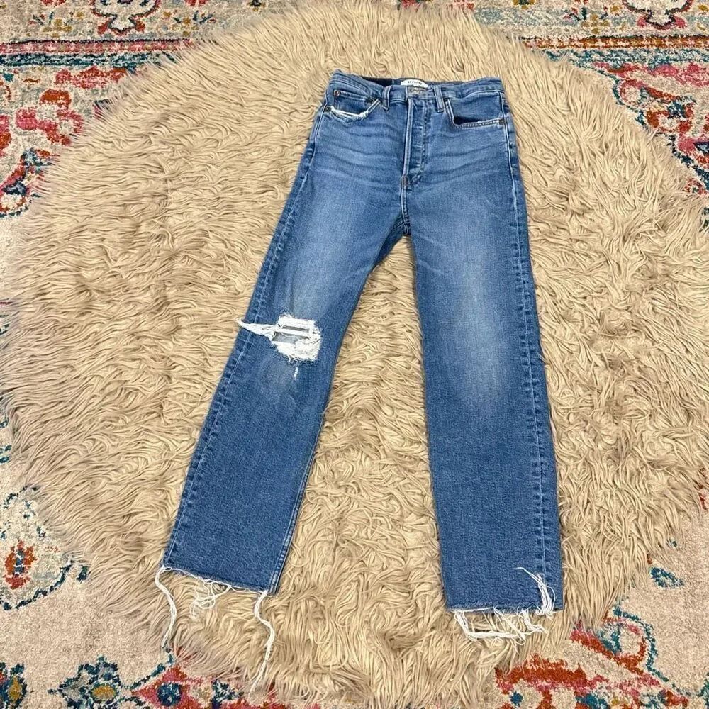 Re/done 70s ultra high rise jeans size 26